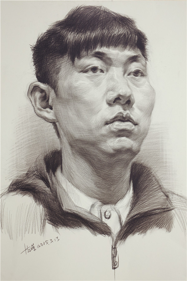 合肥顶峰中高考集训画室学生素描作品