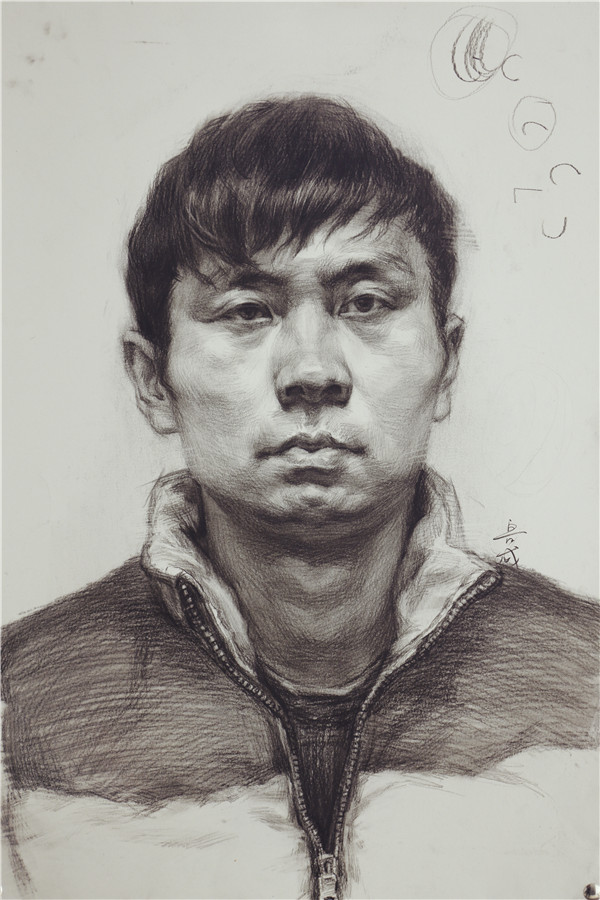 合肥顶峰中高考集训画室学生素描作品