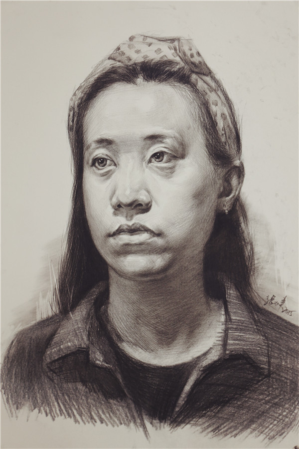 合肥顶峰中高考集训画室学生素描作品