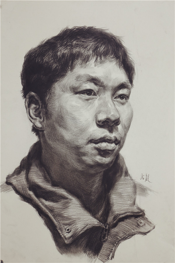 合肥顶峰中高考集训画室学生素描作品
