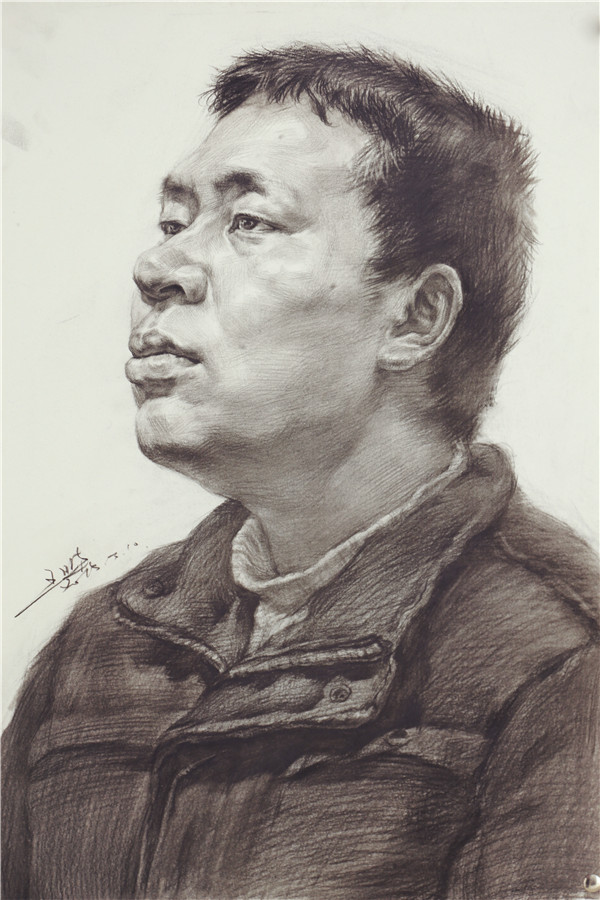 合肥顶峰中高考集训画室学生素描作品