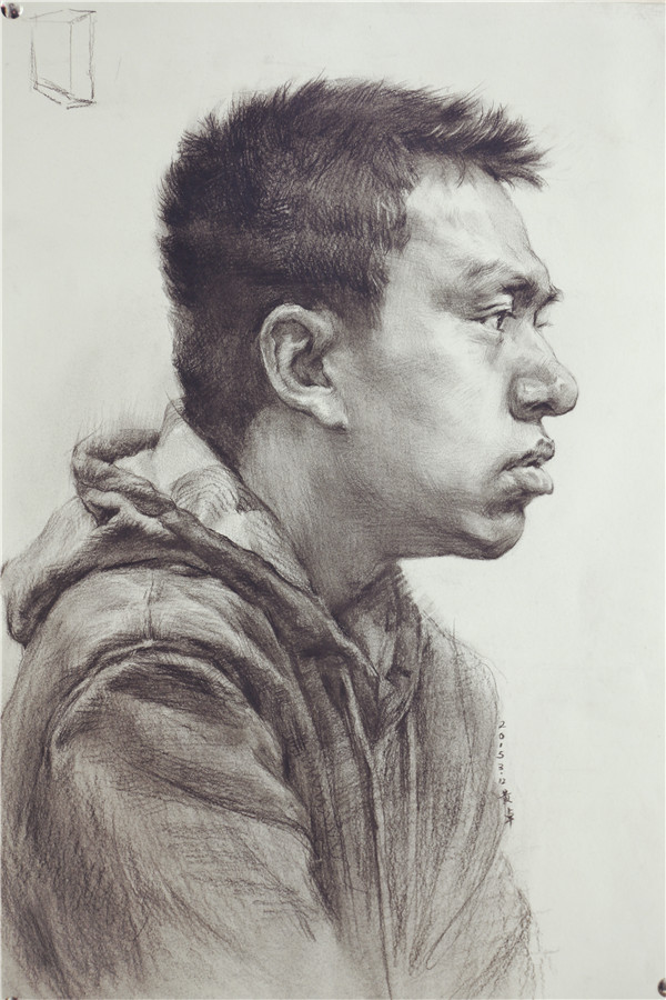 合肥顶峰中高考集训画室学生素描作品