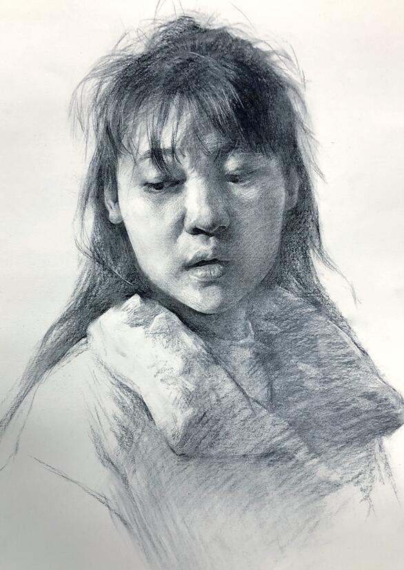 合肥顶峰中高考集训画室学生素描作品